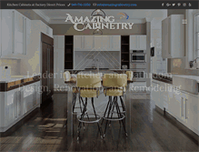 Tablet Screenshot of amazingcabinetry.com